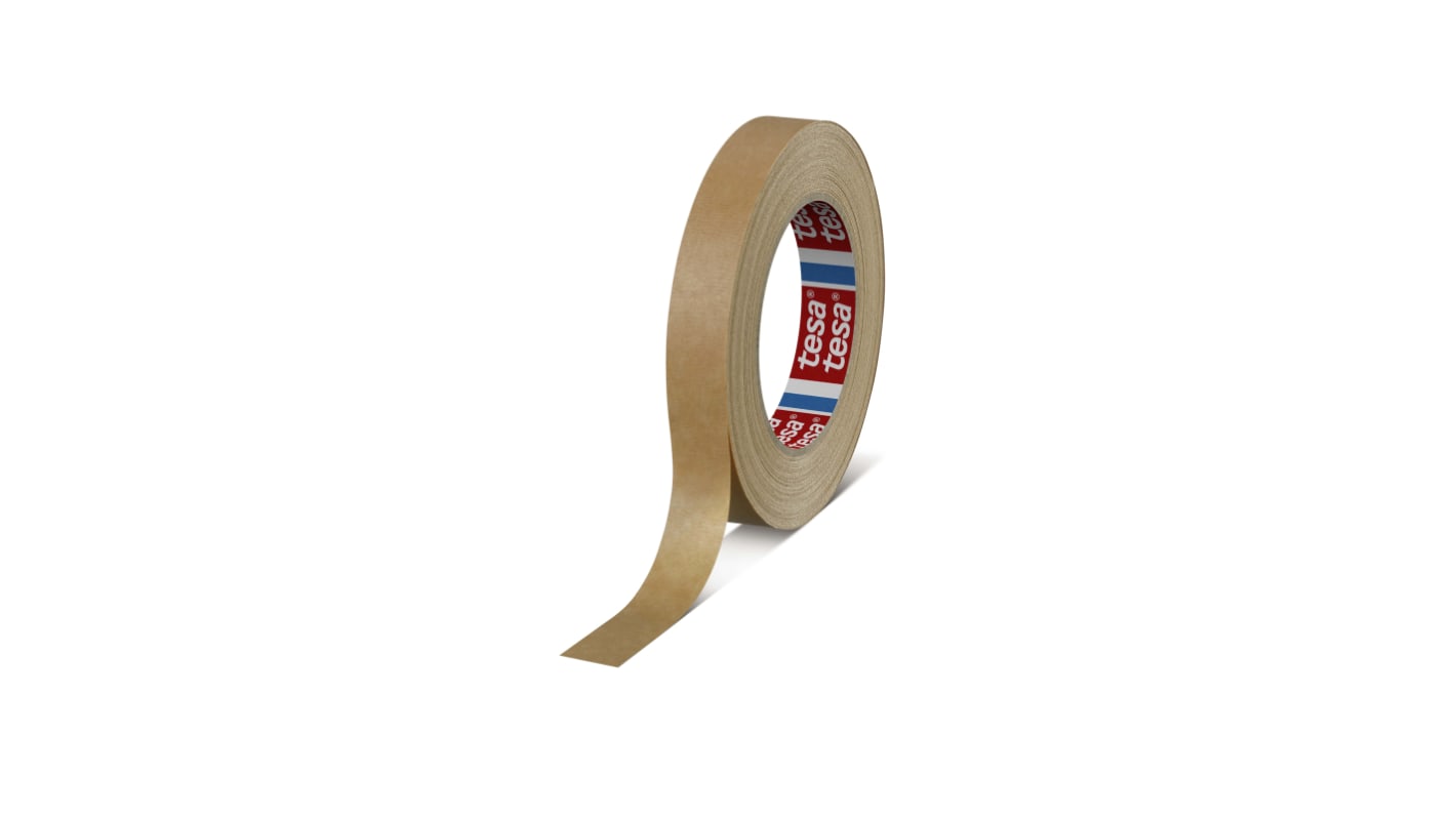 Tesa, Afdækningstape, Materiale: Papir, 50m, Bredde: 19mm 4309, Beige Farve