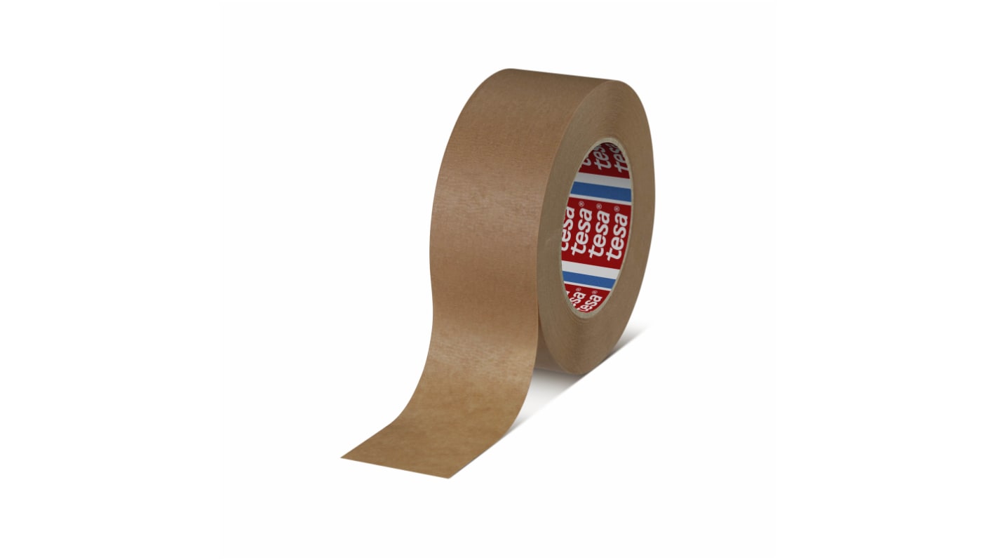 Ruban de masquage Tesa 4341 Marron clair, en Papier, 50mm x 50m