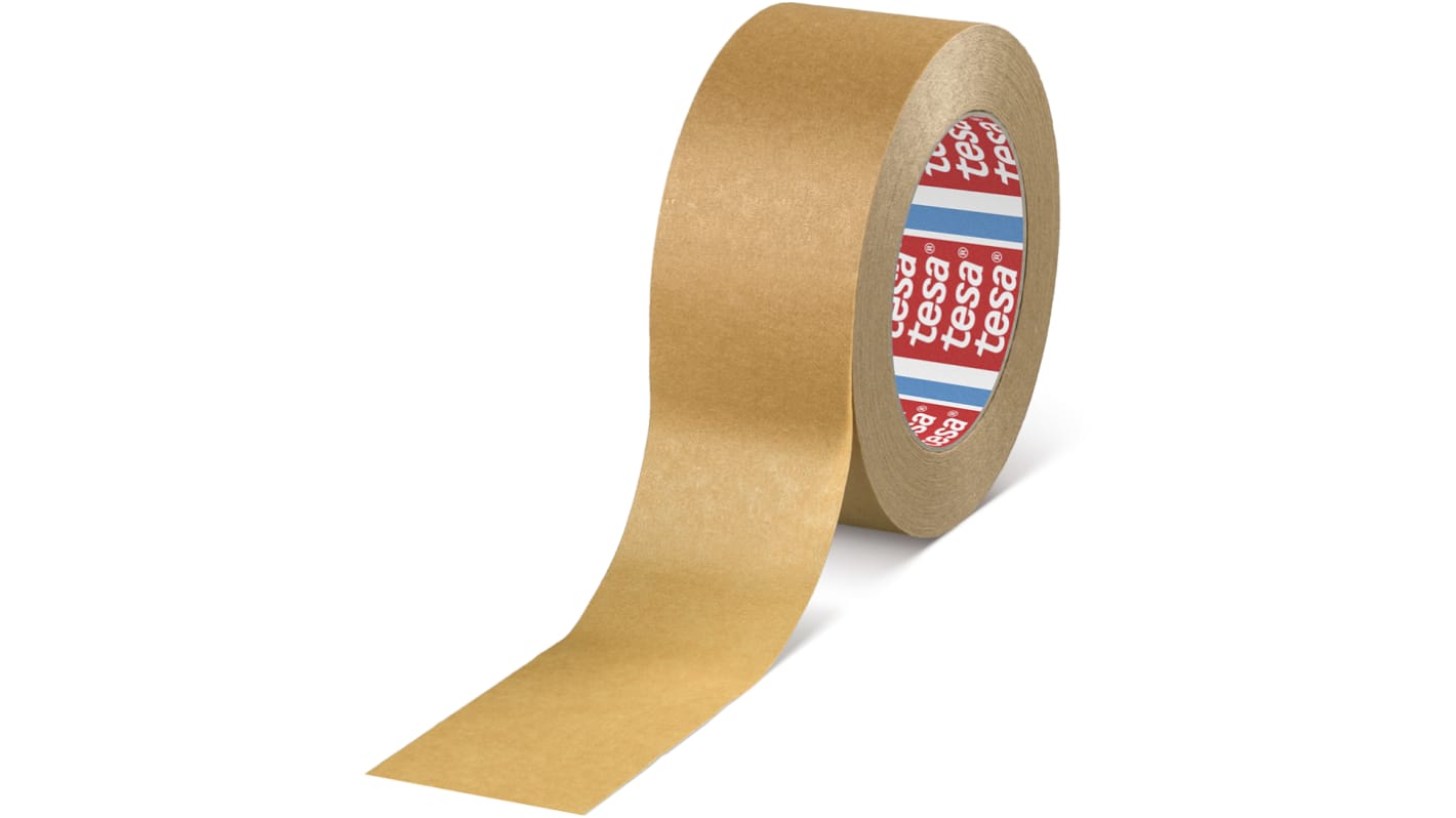 Taśma maskująca Tesa szerokość: 50mm Papierowe Brązowy