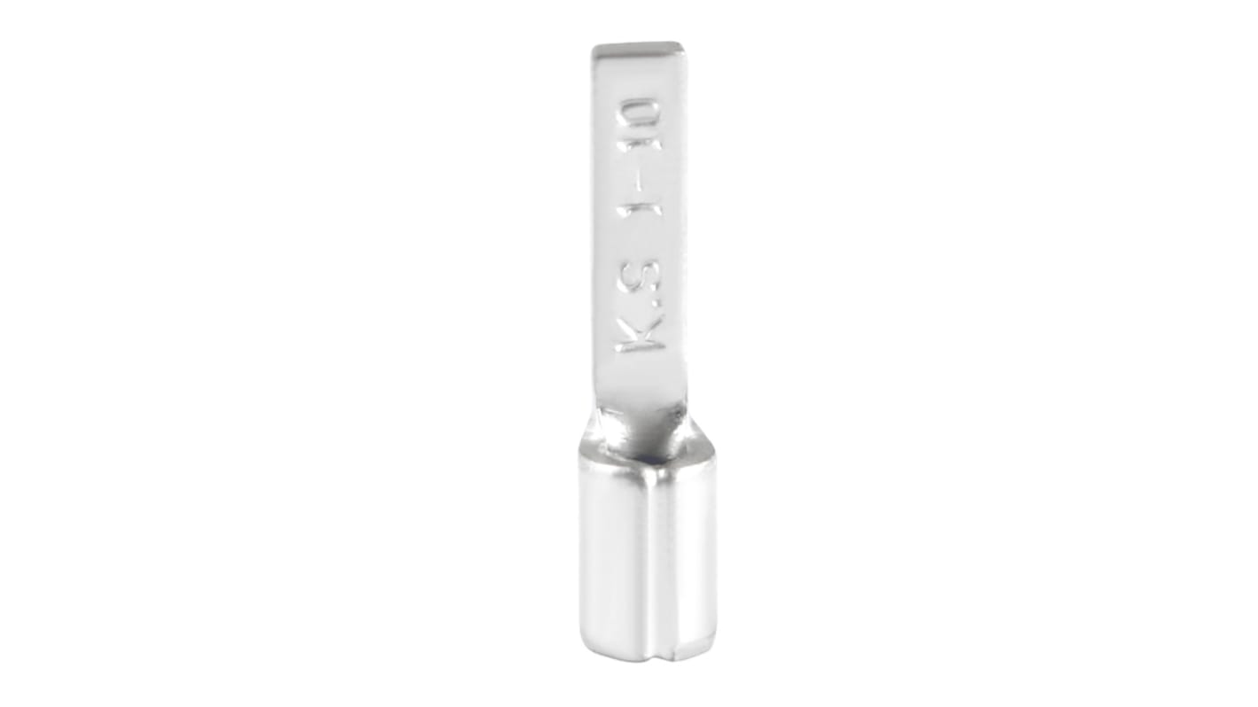 Cosse à sertir type languette Non-isolée RS PRO, 2.3mm x 0.75mm, 0.5mm² - 1.5mm²