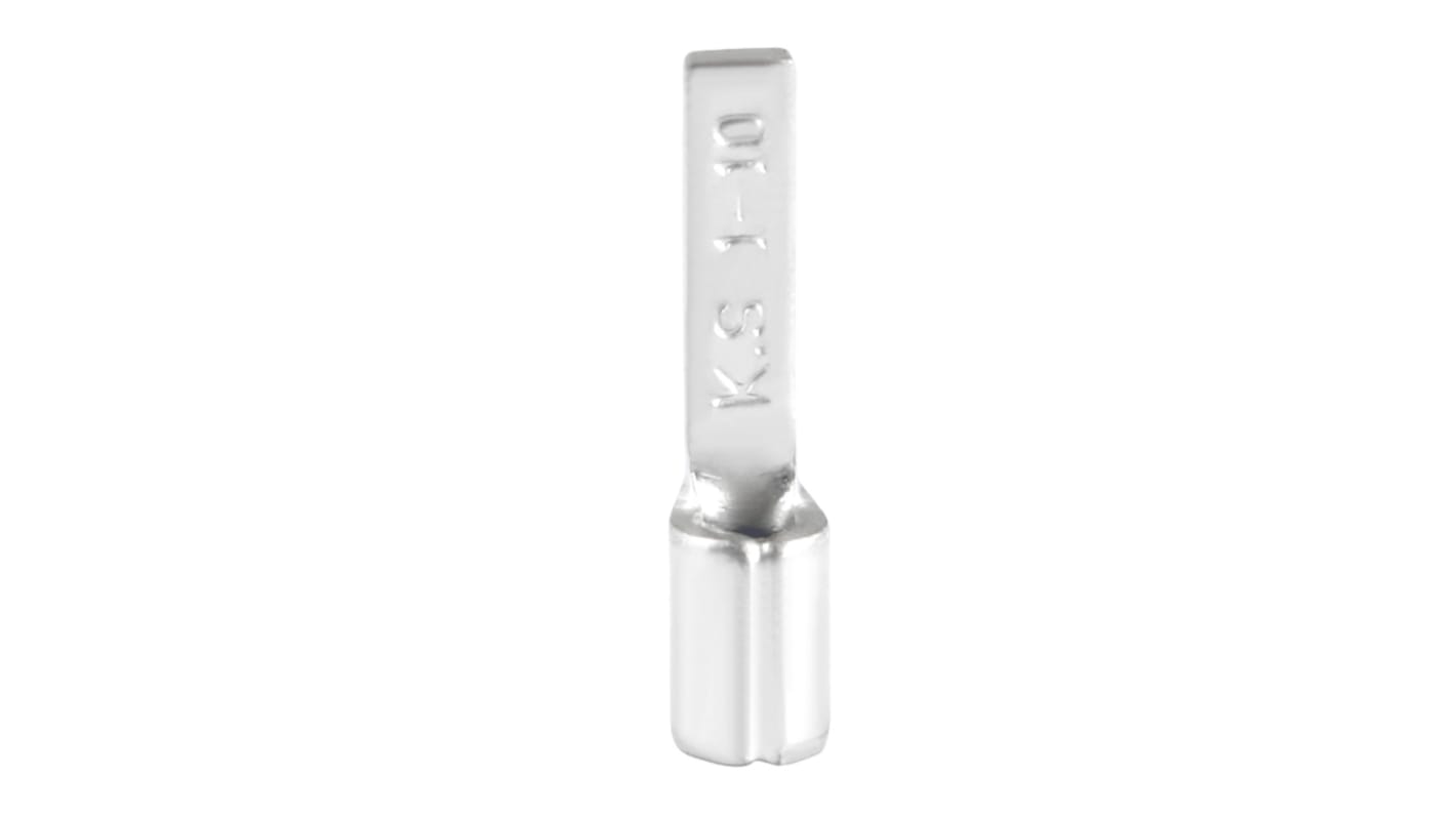 RS PRO 片型端子, 线规0.5mm²至1.5mm², 插片2.3mm宽x14.8mm长x0.75mm厚