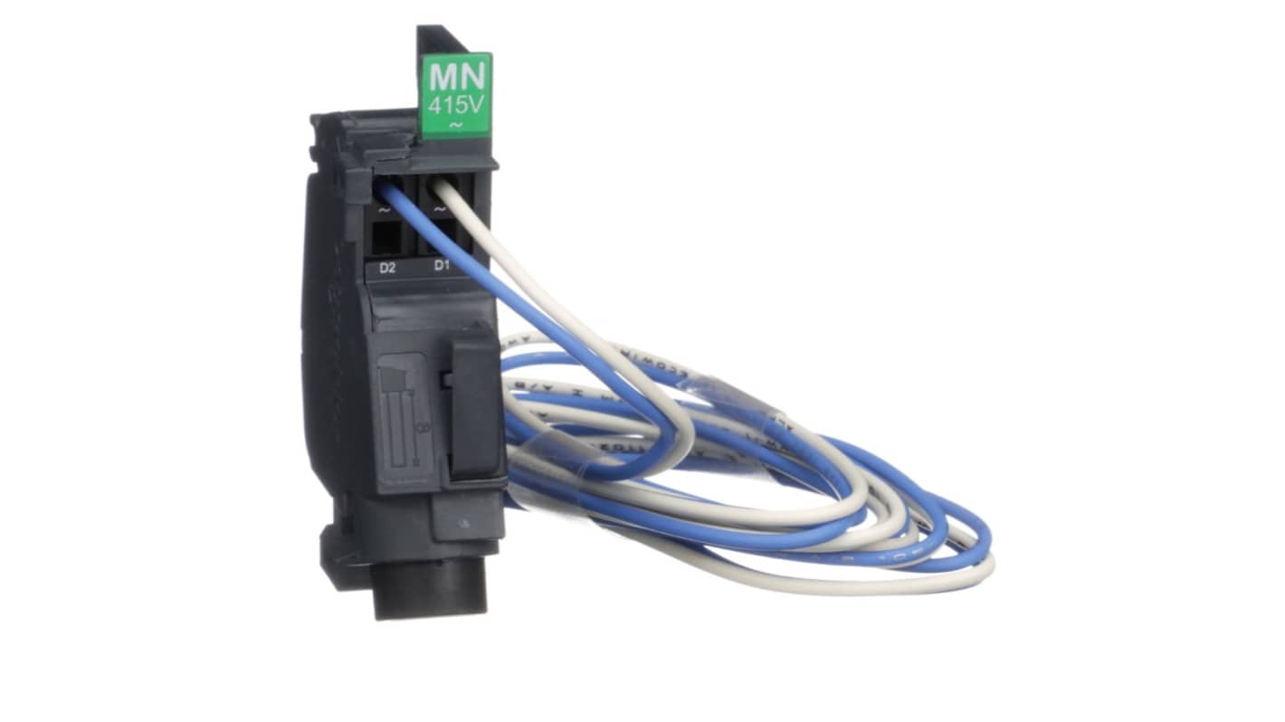 Schneider Electric Unterspannungsauslöser MN, Leistungsschalter MCCB 380 → 415V, Klemmbefestigung, L. 8mm