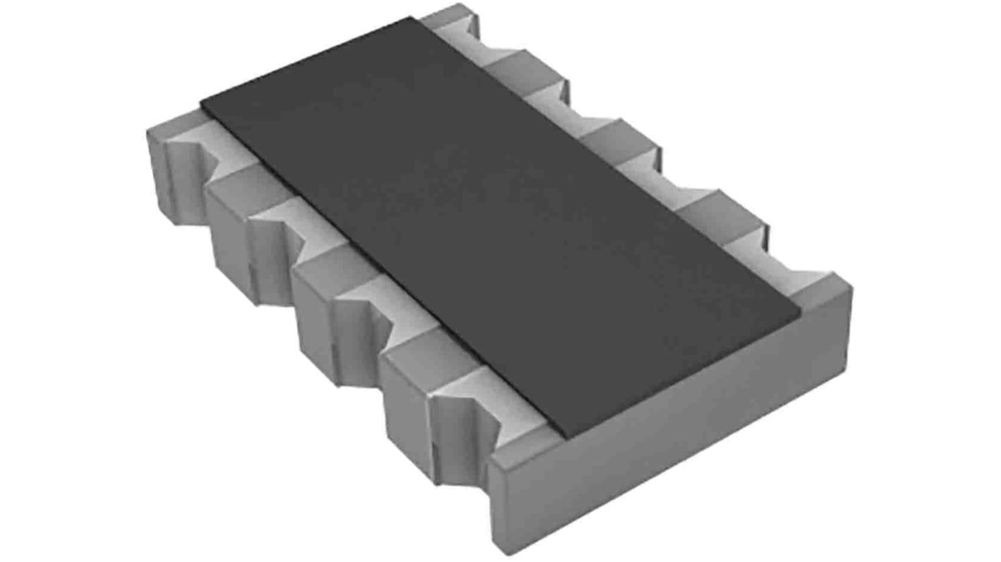 CTS, 74X 0Ω ±5% Isolated Resistor Array, 4 Resistors, 0.063W total, 0603 (1608M), Concave