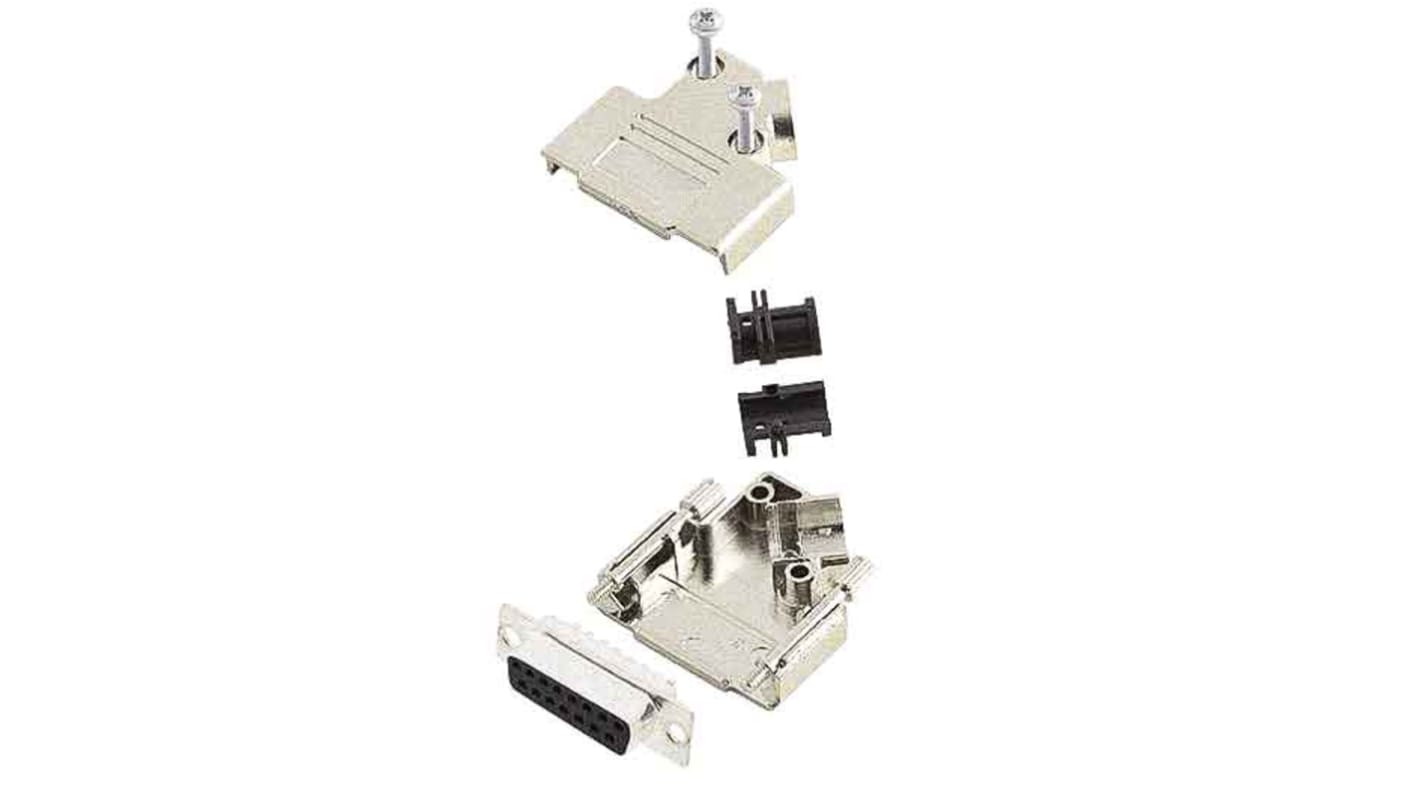 Amphenol ICC D45PK-M 25 Way 45 ° Cable Mount D-sub Connector Socket