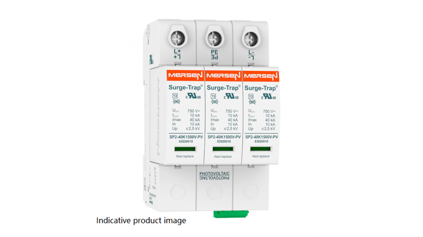Protezione da sovracorrente 83020006 / SP2-40K1000V-PV, max 40kA, Collegare STPT2