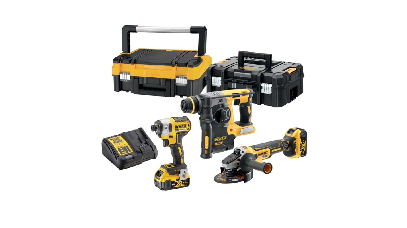 DeWALT DCK305P2T-GB, 18V Cordless Cordless Power Tool Kit, Type G - British 3-Pin