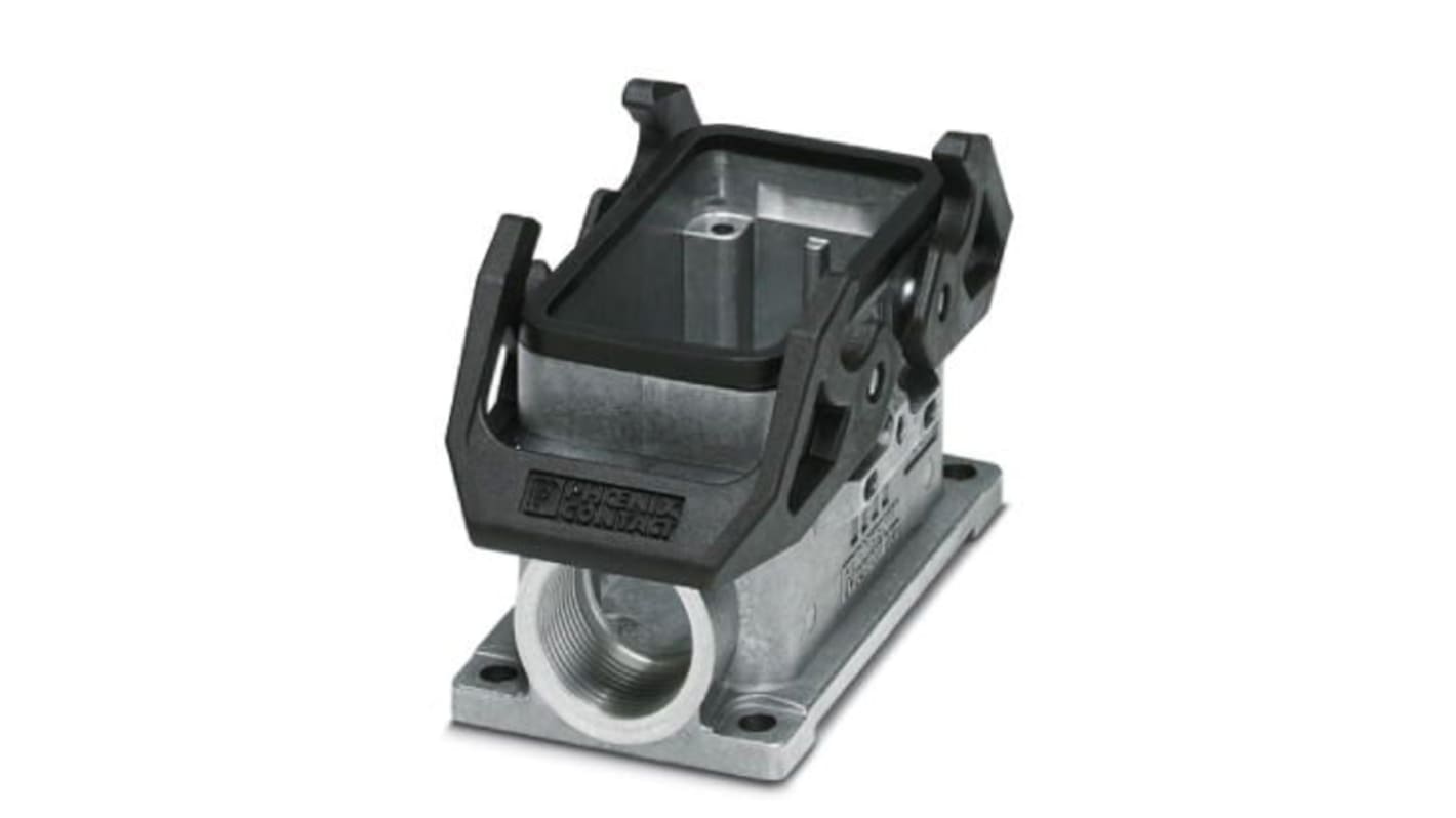 Phoenix Contact HC-STA-B10-SLWD-2SSM20-ELC-AL Heavy Duty Power Connector Housing, M20 Thread