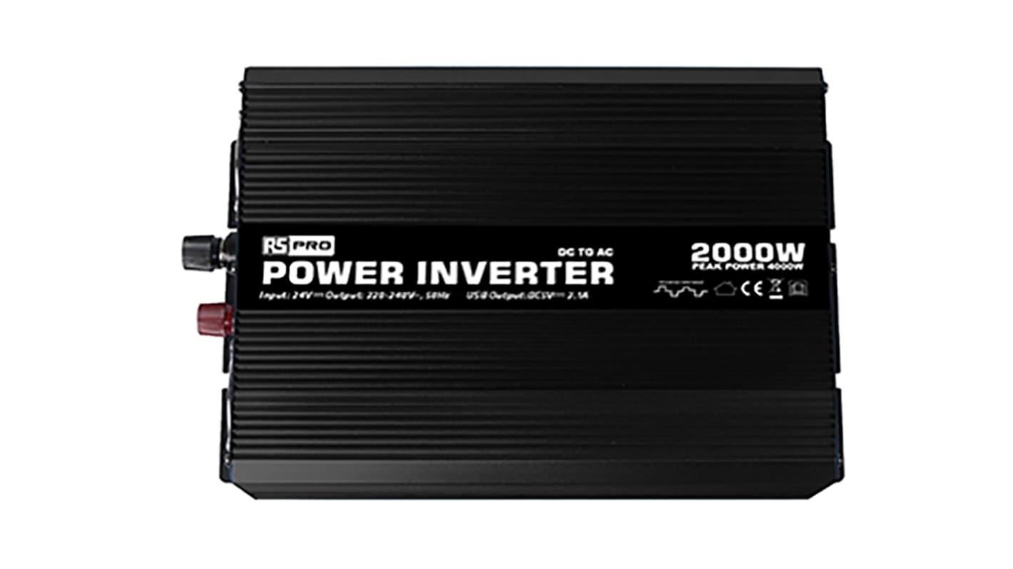 Inverseur de courant, Onde sinusoïdale modifiée, 12V c.c. / 230V - 2000W