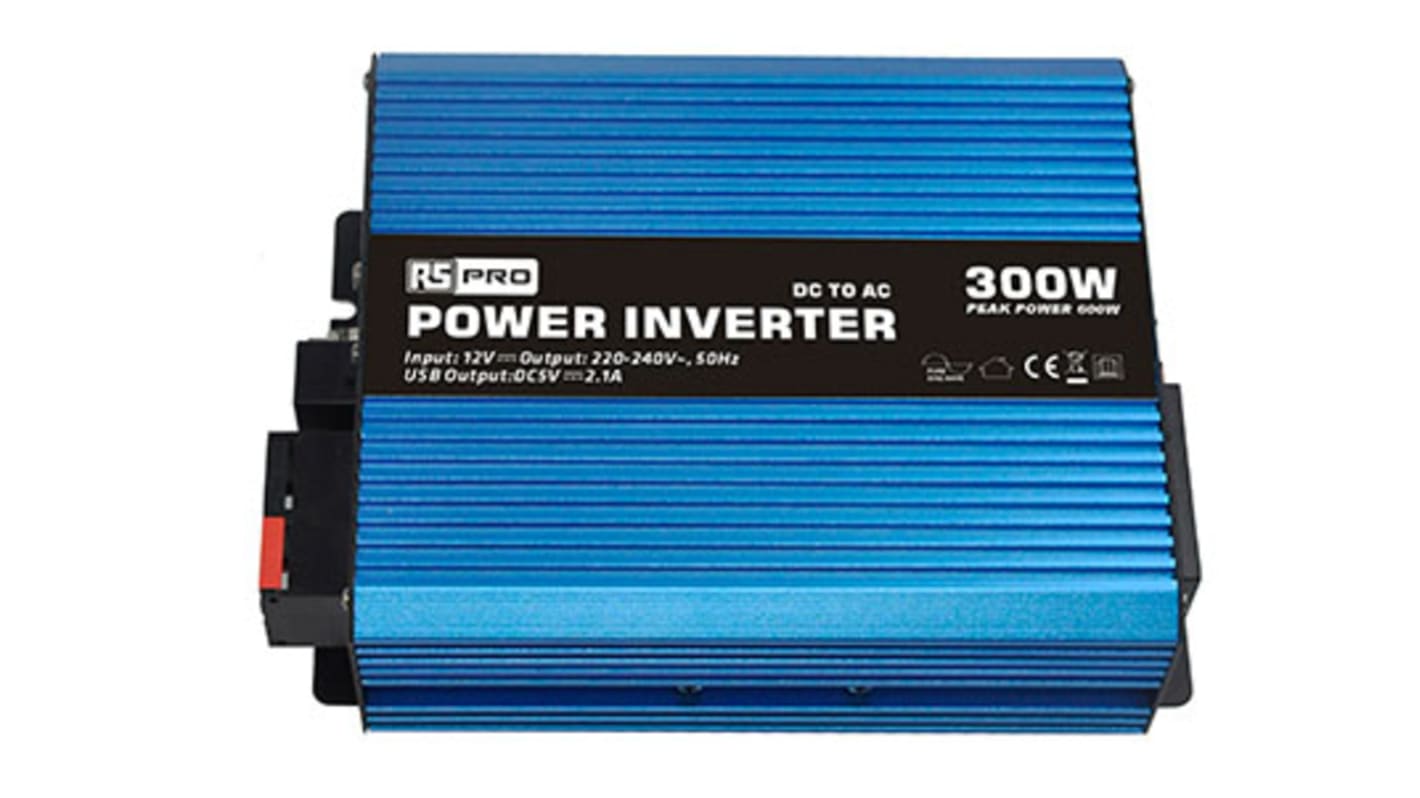 Inverseur de courant, Onde sinusoïdale pure, 12V / 230V - 300W