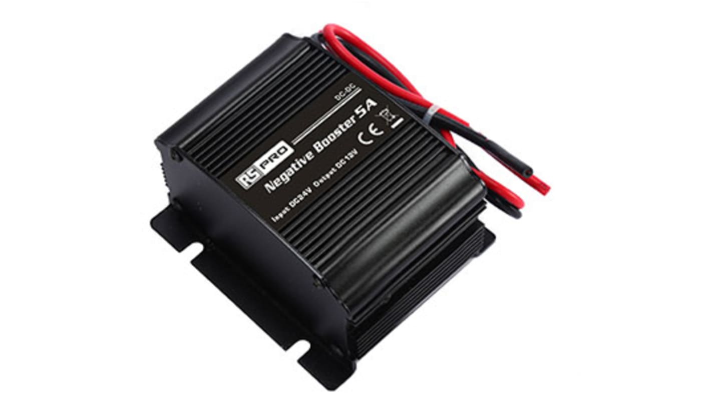 RS PRO DC/DC-Wandler 60W 24 V IN, 12V dc OUT / 5A Gehäusemontage