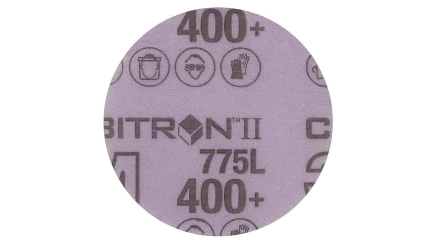 3M Cubitron™ II Ceramic Sanding Disc, 150mm, P400 Grit, 775L, 50 in pack