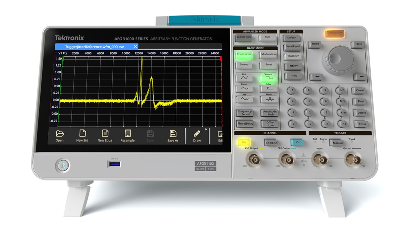 Generatore di forme d'onda Tektronix, Cert. LAT