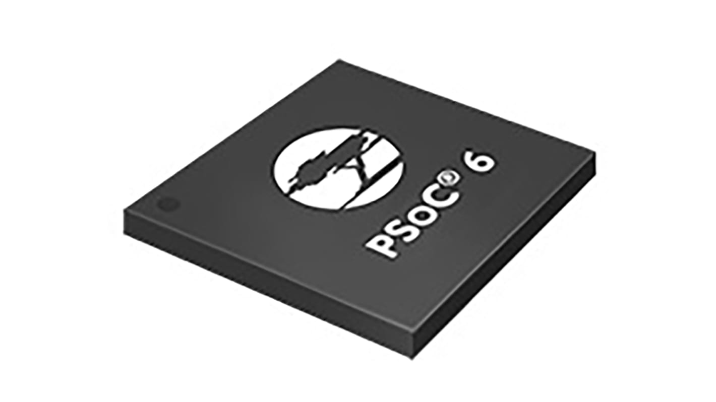 Infineon, 32bit ARM Cortex M4F, PSoC 6 Microcontroller, 150MHz, 512 kB Flash, 116-Pin BGA