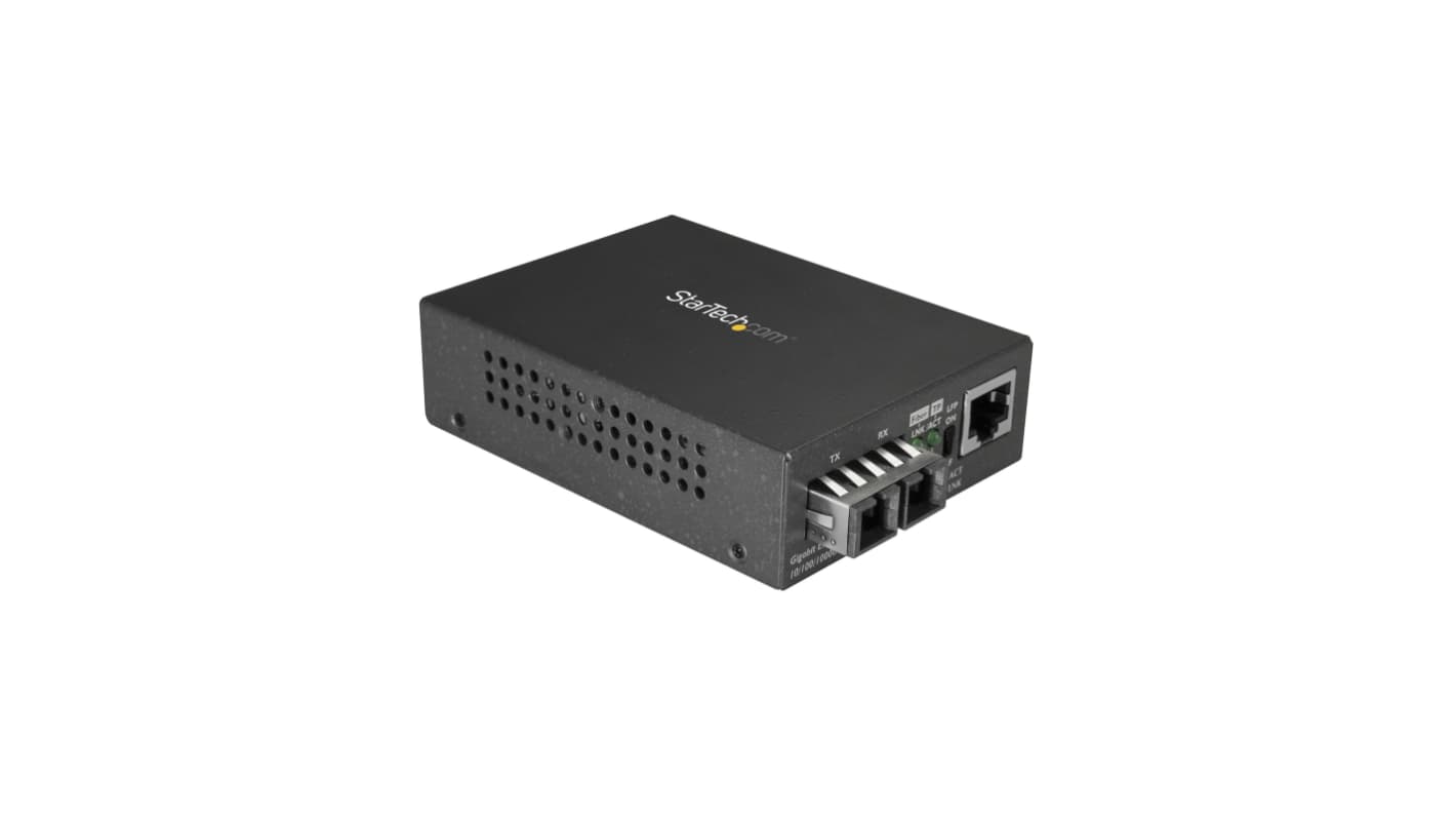 StarTech.com RJ45, SC Media Converter, Multi Mode, 10/100/1000Mbit/s, Full Duplex 550m