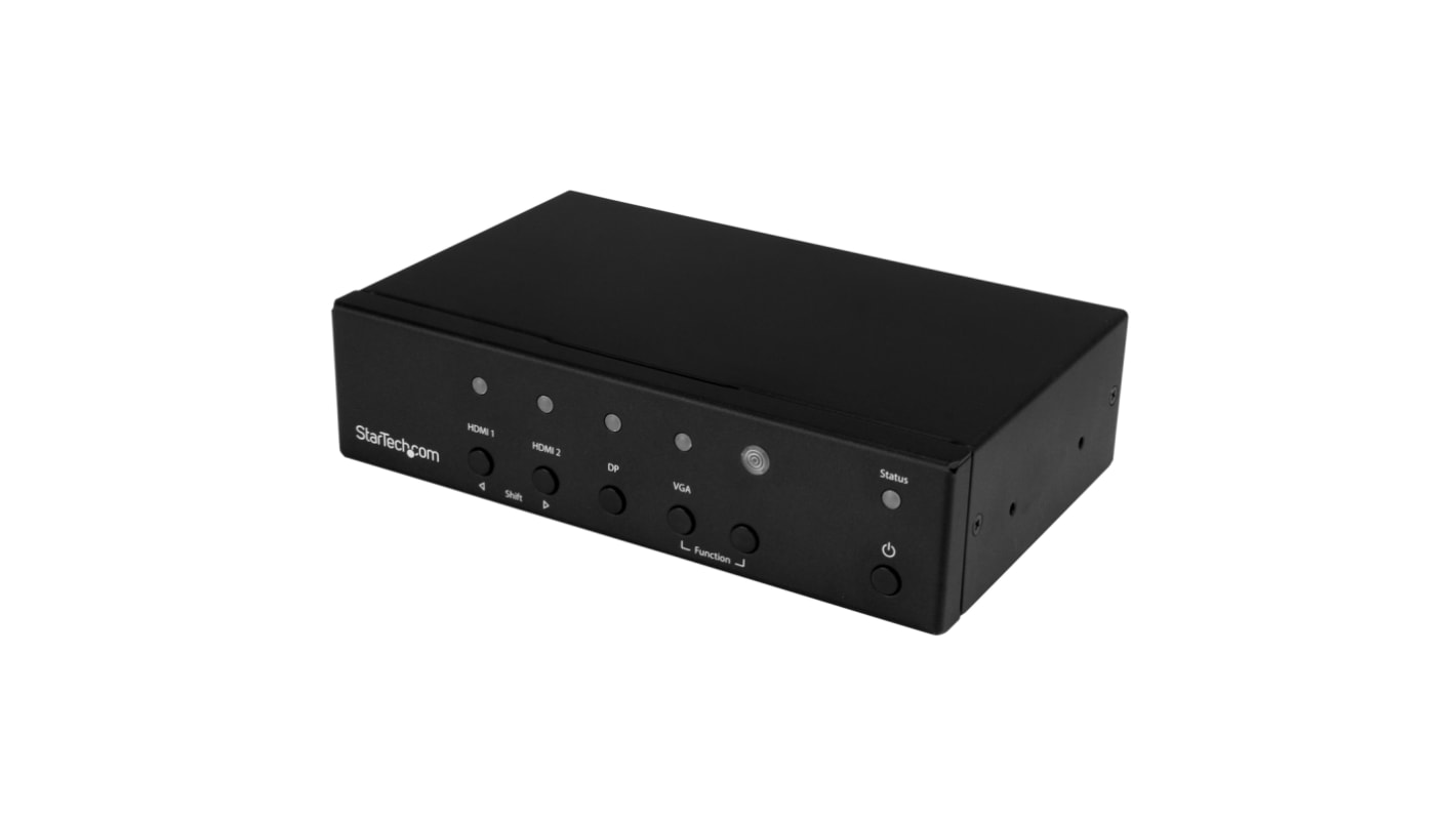 StarTech.com 3 Port 4 Input 1 Output DisplayPort, HDMI, VGA Switch  - up to 4K