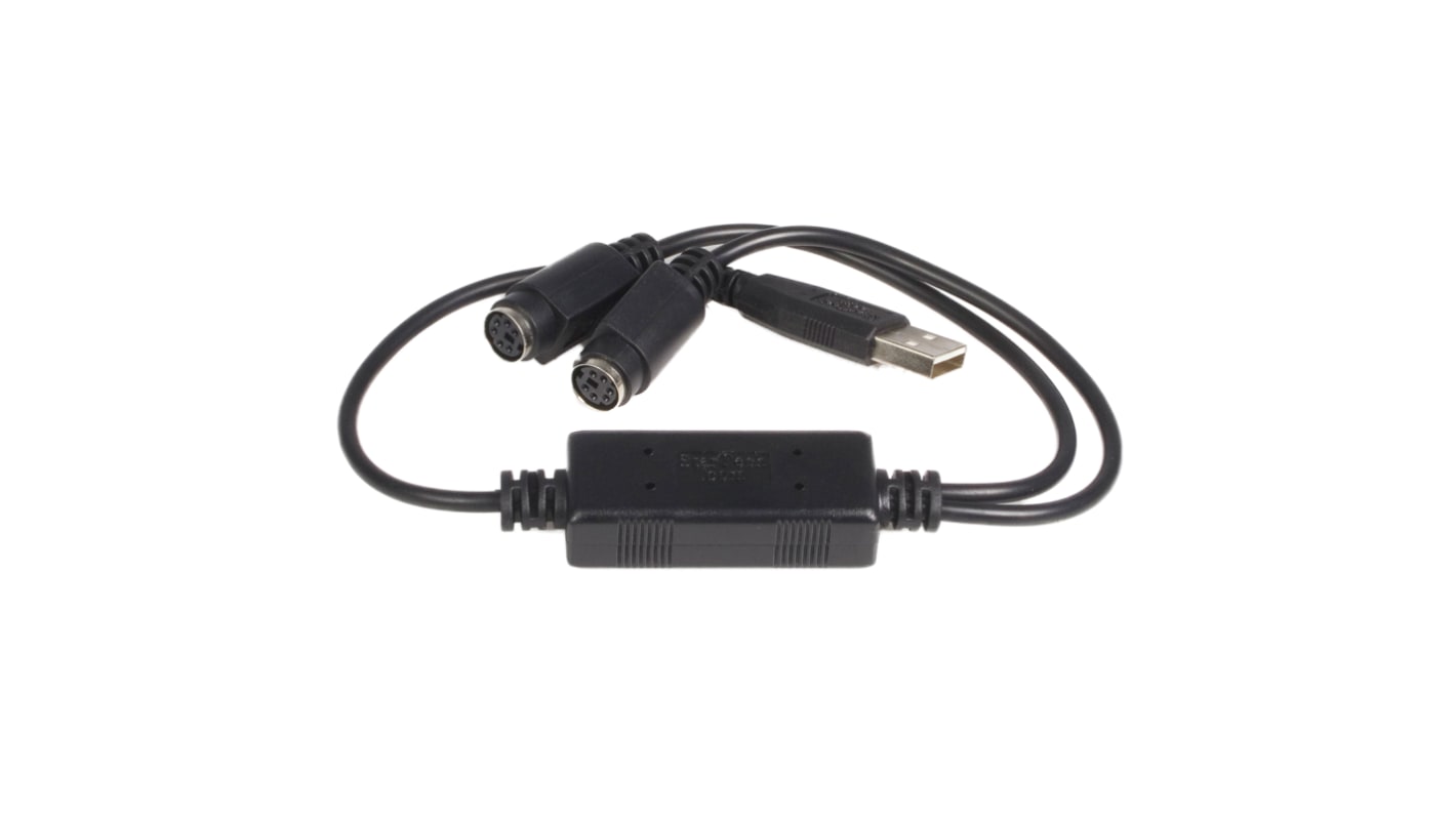 StarTech.com Male USB A to Female PS/2, PS/2 Cable Assembly 435mm