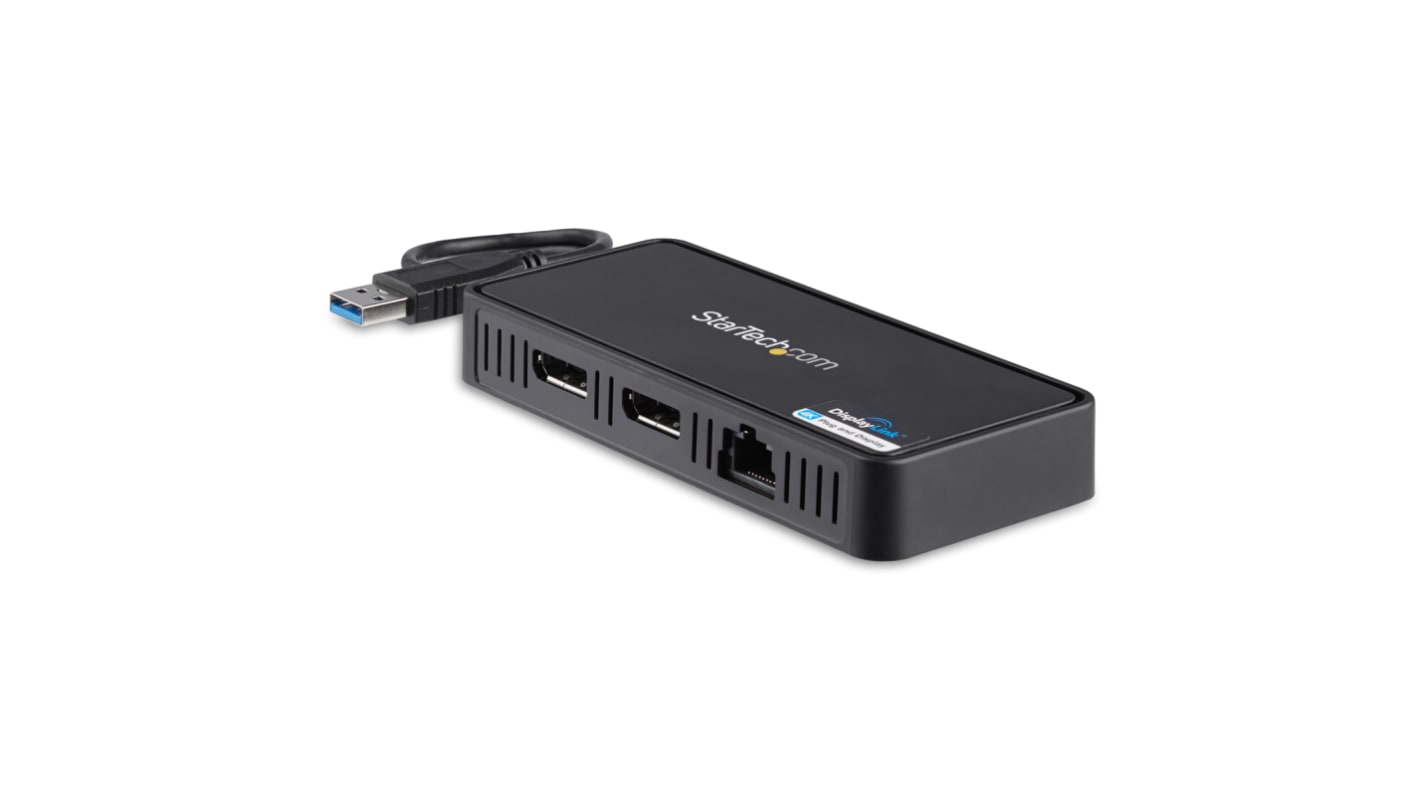 StarTech.com Dual Monitor 4K USB 3.0 Docking Station with DisplayPort - 0 x USB ports, USB A