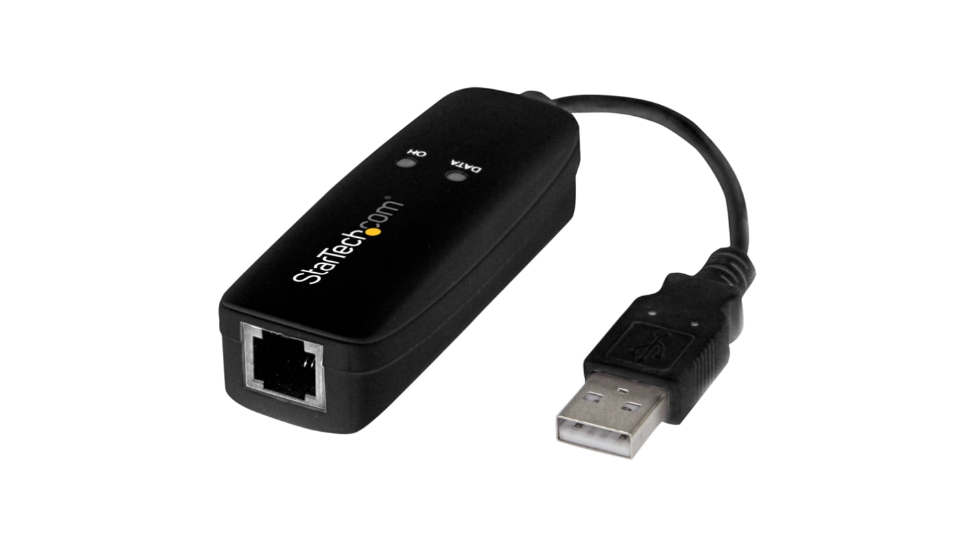 StarTech.com Port USB Ethernet Adapter USB 2.0 USB A to RJ11