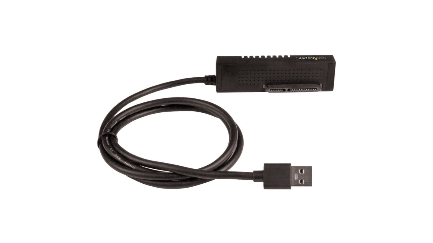 StarTech.com Festplattenadapter, USB-auf-SATA-Adapter, 1 Laufwerke, 2.5 zoll, 3.5 zoll 85 x 15 x 14mm