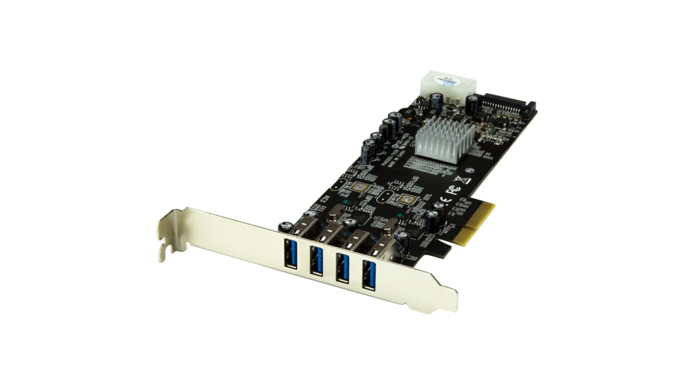 Karta USB, PCIe, l. portów: 4, typ: USB A, standard: USB 3.0