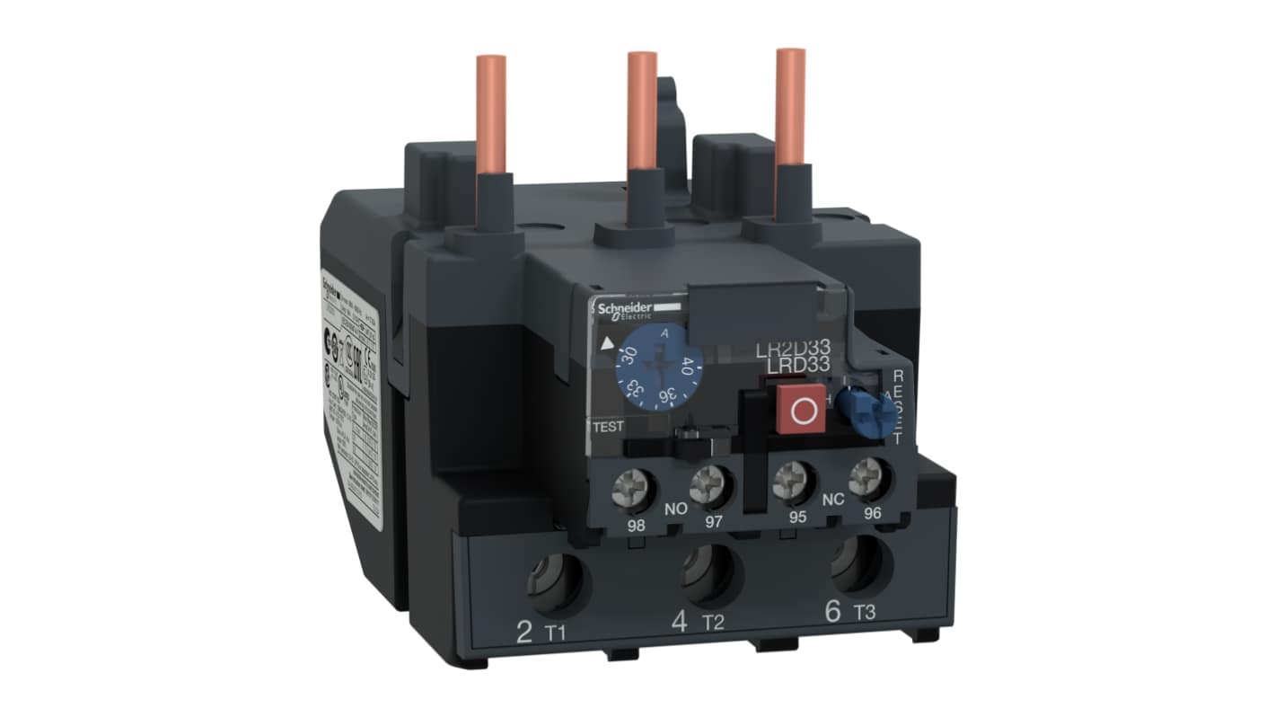 Schneider Electric 热继电器, 690 V 交流电源, 触点40 A, 3P, LRD系列