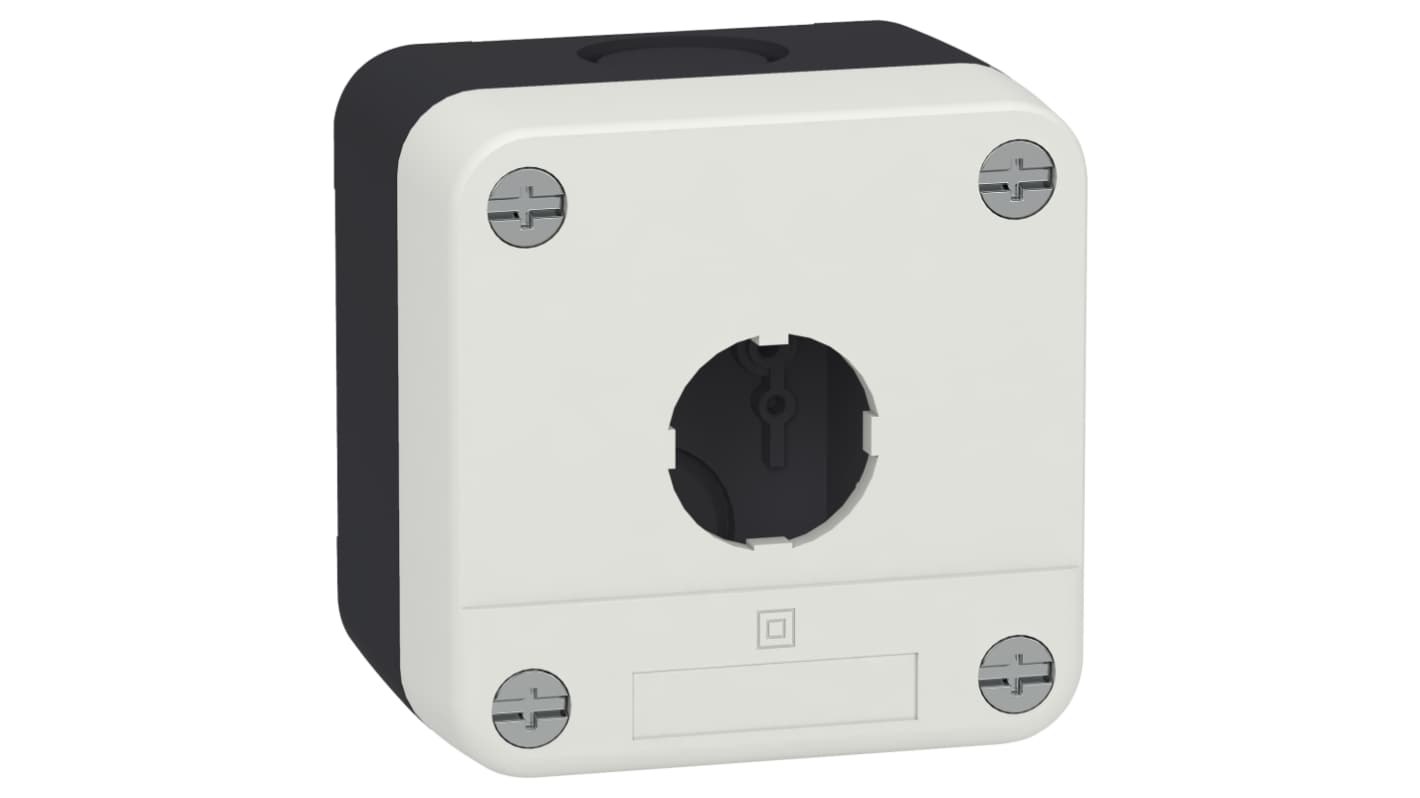 Schneider Electric 单孔按钮盒, Φ30mm孔径, 黄色聚丙烯外壳, 最高+70°C, XACA系列