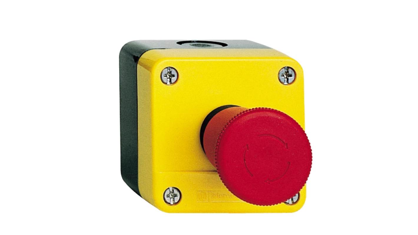 Schneider Electric 单孔按钮盒, Φ22mm孔径PC外壳, 最高+70°C, 68mm x 53mm x 68mm, XALK系列