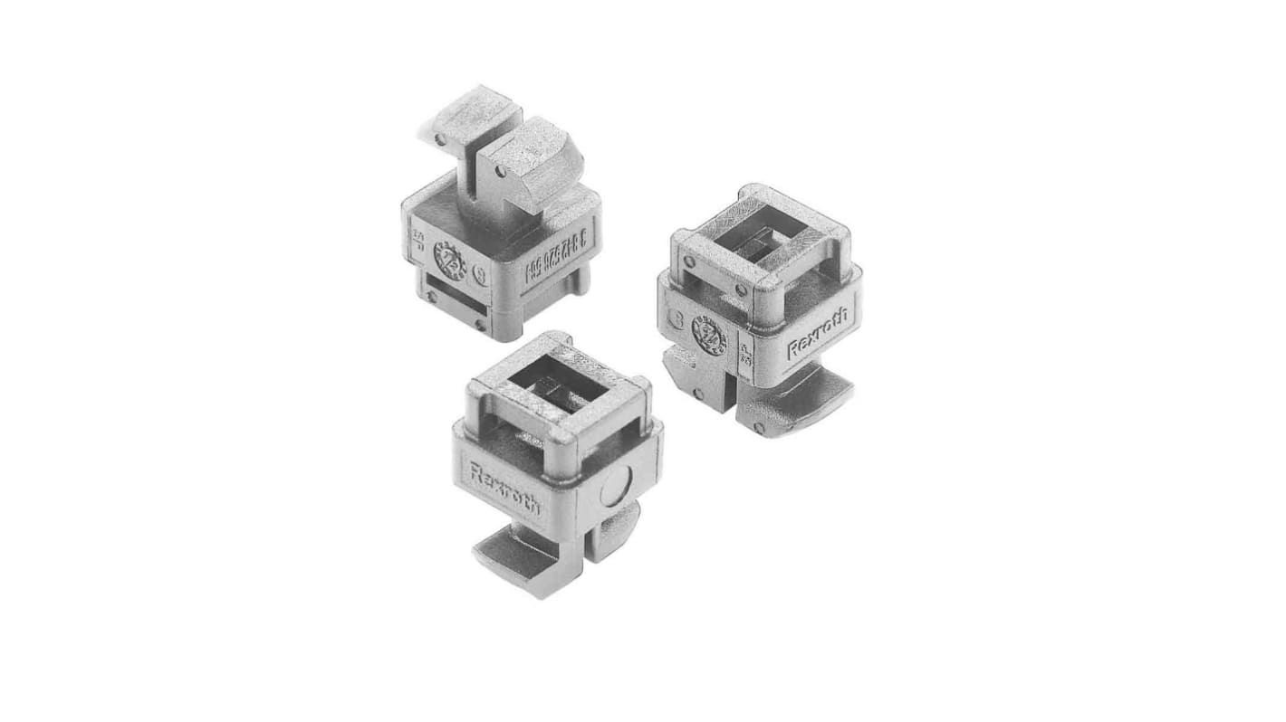 Bosch Rexroth Cable Bracket, 8mm GrooveSlot 40 mm, 45 mm, 50 mm, 60 mm, 80 mm, 90 mm, PA 27mm Internal Width 27mm