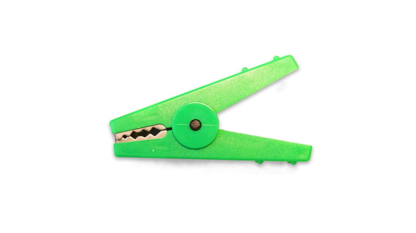 Mueller Electric Crocodile Clip, 30A, Green