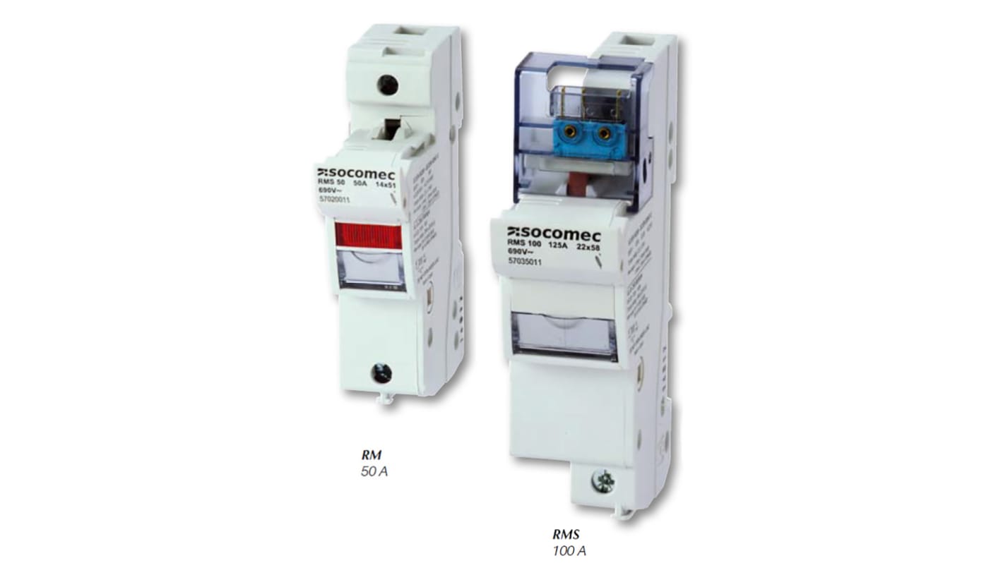 Socomec Fuse Switch Disconnector, 3 Pole, 50A Max Current, 50A Fuse Current