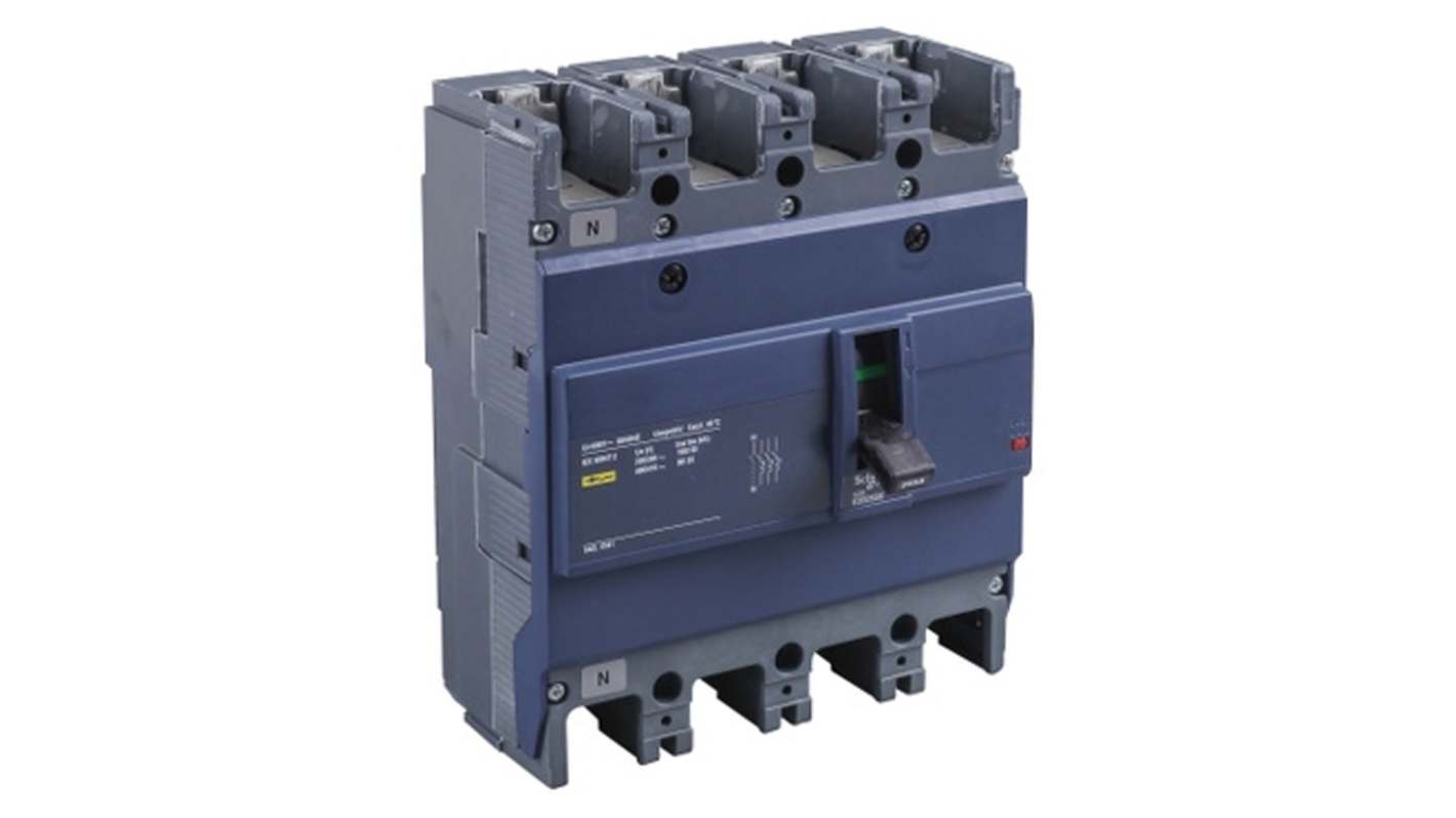Schneider Electric MCCB塑壳断路器, 8 kA分断, 200A, 500VAC, 4极, EZD250E系列