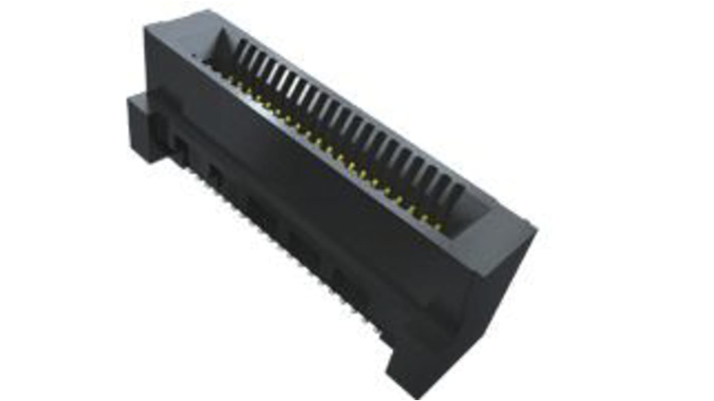 Conector de borde Samtec HSEC8-DV, paso 0.8mm, 120 contactos, 2 filas, Vertical, SMT, Hembra, 2.8A