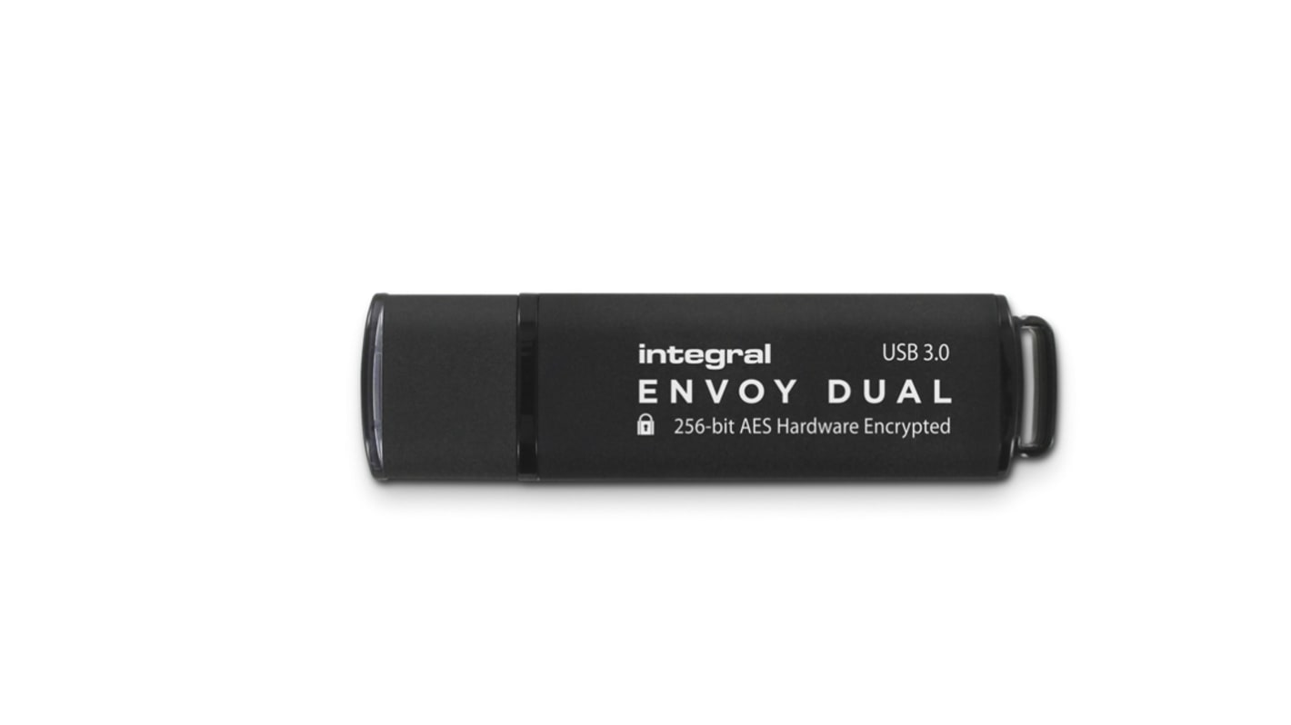 Integral Memory Crypto Envoy Dual 128 GB USB 3.0 USB Flash Drive