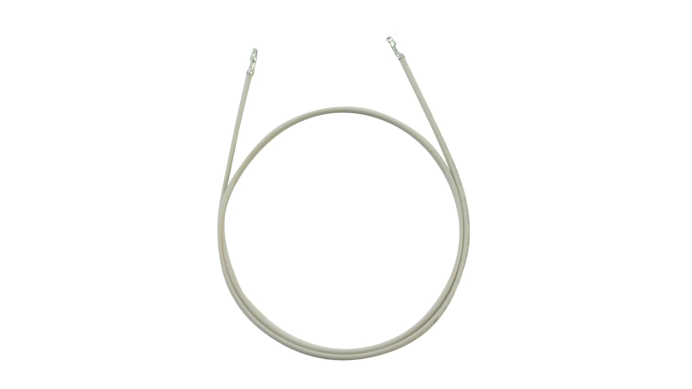 RS PRO Female DF14 to Female DF14 Crimped Wire, 300mm, 0.14mm², White