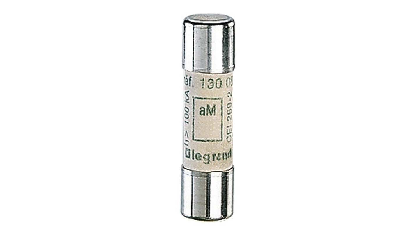 Legrand 1A Ceramic Cartridge Fuse, 10 x 38mm