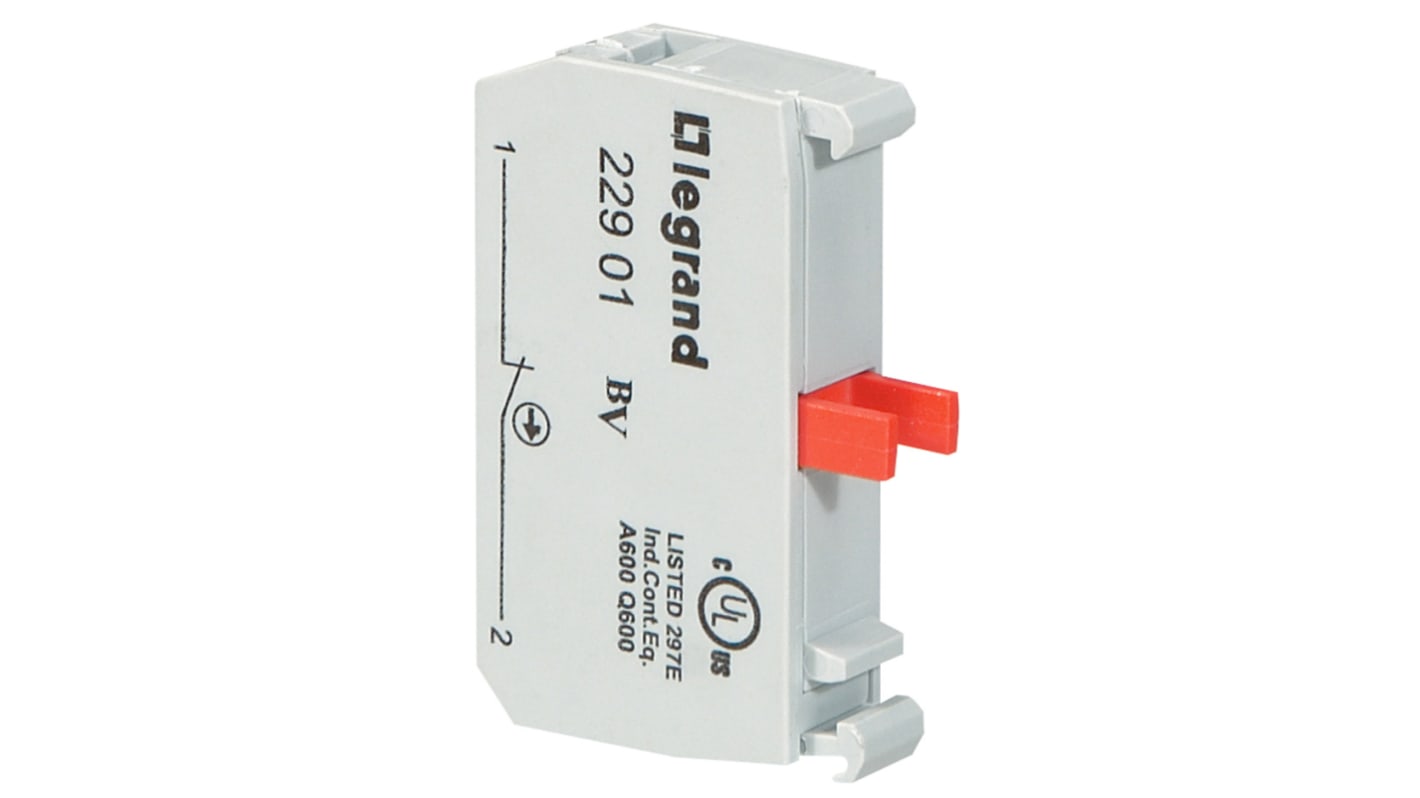 Legrand OSMOZ Contact & Light Block - NC 600 V ac