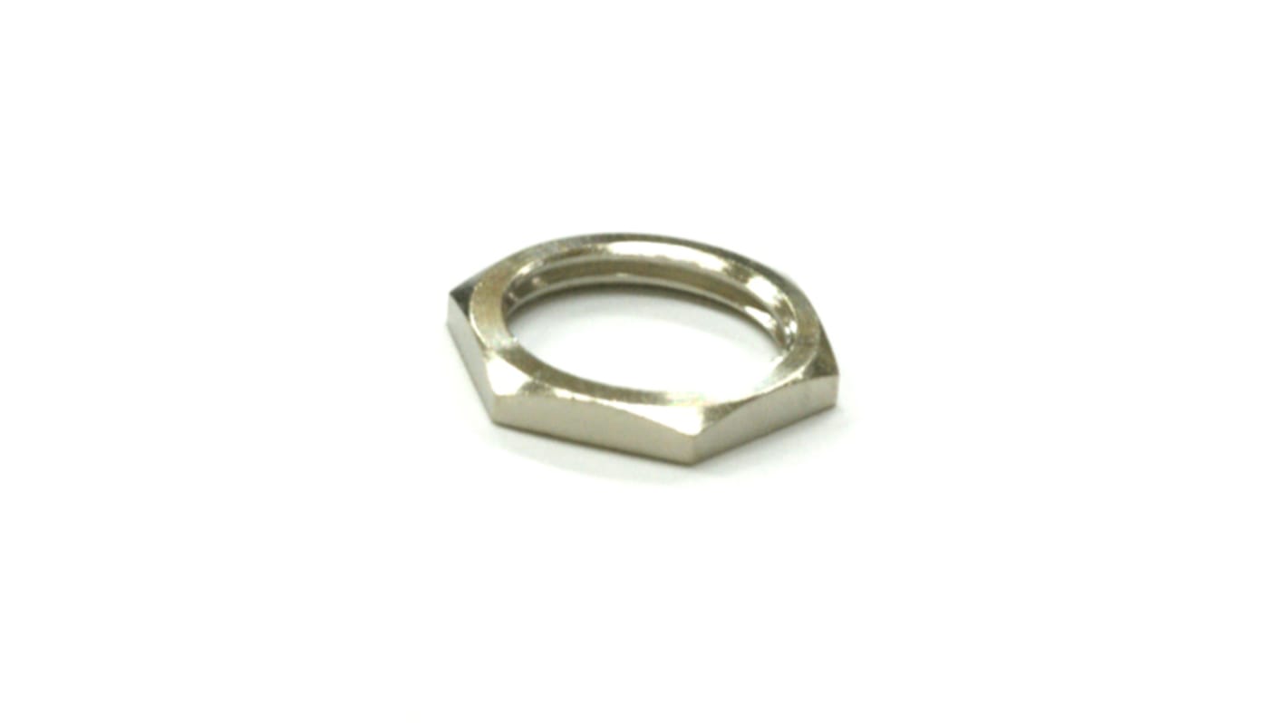 Nidec Components Push Button Nut for use with SPP and S2P Miniature Pushbutton Switch, 140008010235