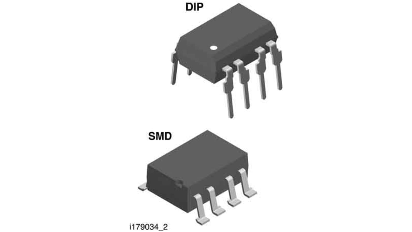 Vishay VO THT Optokoppler / MOSFET-Out, 8-Pin DIP, Isolation 5,3 kV eff