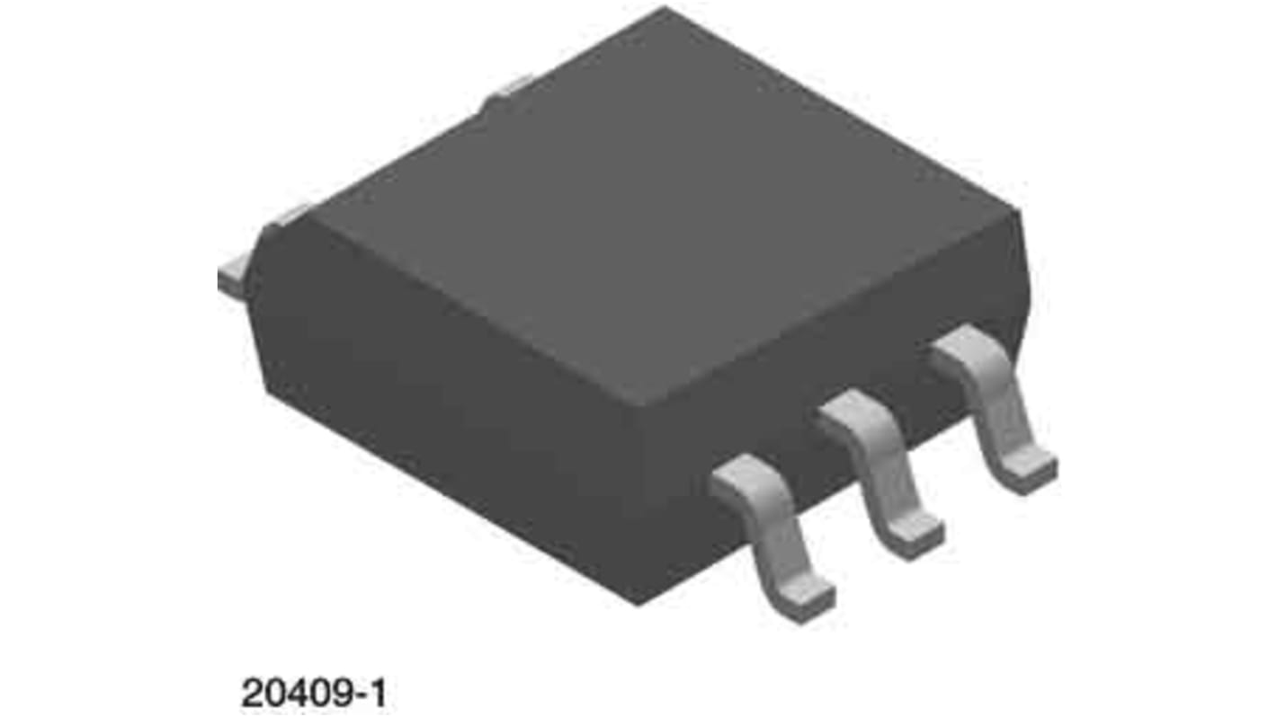 Optoacoplador Vishay VOM de 1 canal, Vf= 1.8V, Viso= 3.75 kVrms, IN. DC, OUT. Diodo, mont. superficial, encapsulado