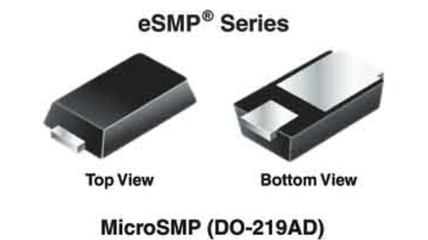 Vishay 20V 1A, Schottky Diode, 2-Pin DO-219AD MSS1P2L-M3/89A