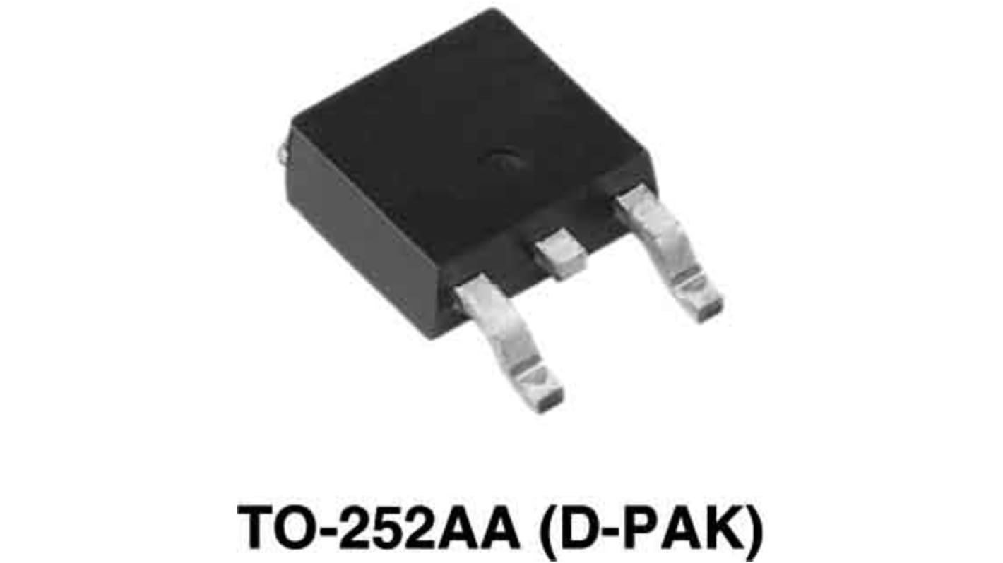 Vishay スイッチングダイオード 表面実装, 8A, 600V, シングル,エレメント数 1 TO-252AA, 3 + Tab-Pin