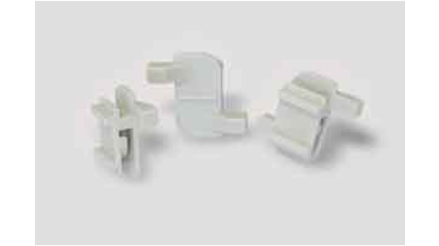 HellermannTyton Self Adhesive Ivory Cable Tie Mount 19 mm x 40mm