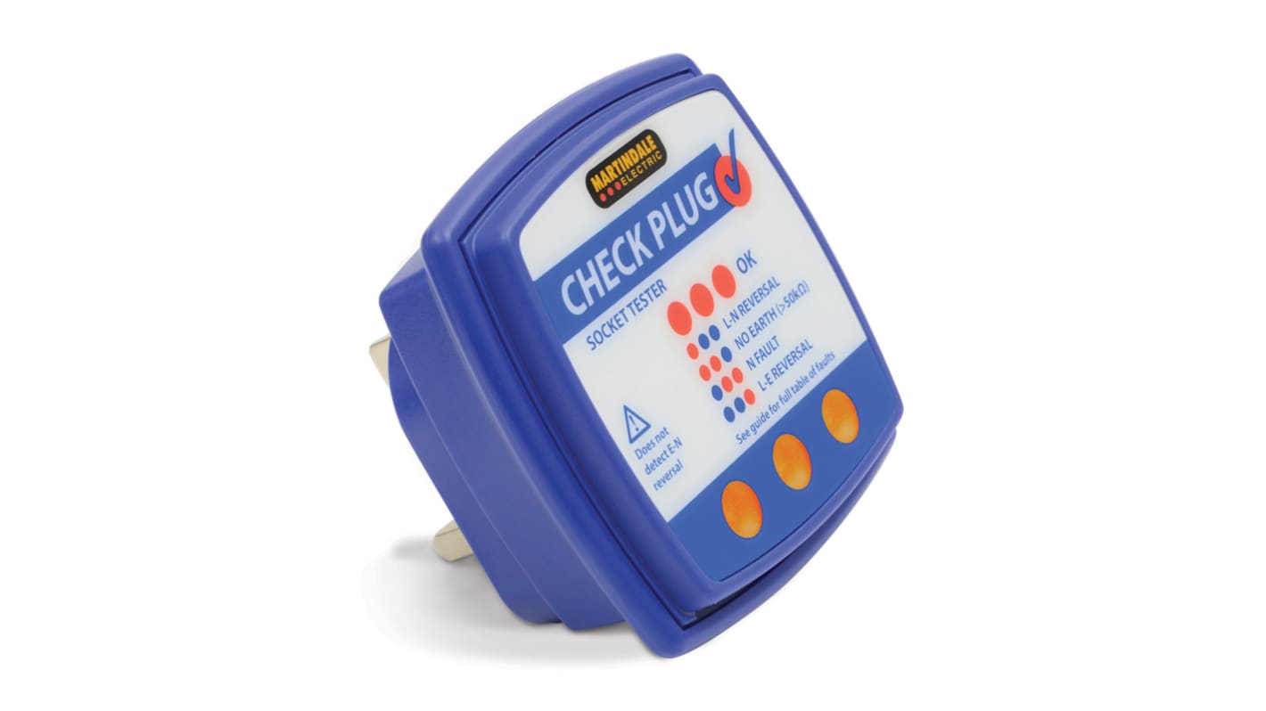 Martindale Socket Tester 13A 230V ac CAT II 300 V