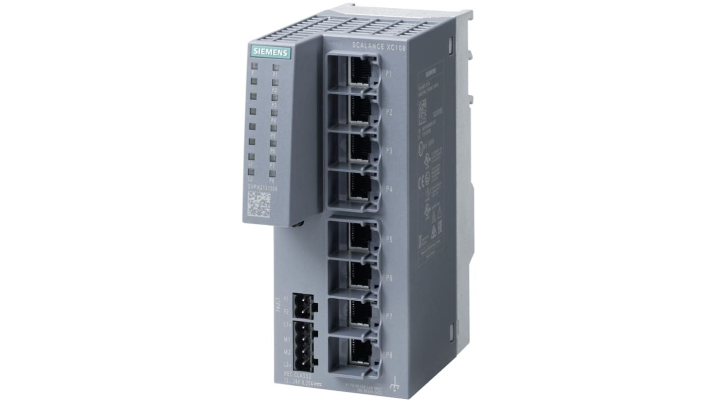 Siemens 6GK5108-0BA00-2AC2 産業用イーサネットネットワーク用