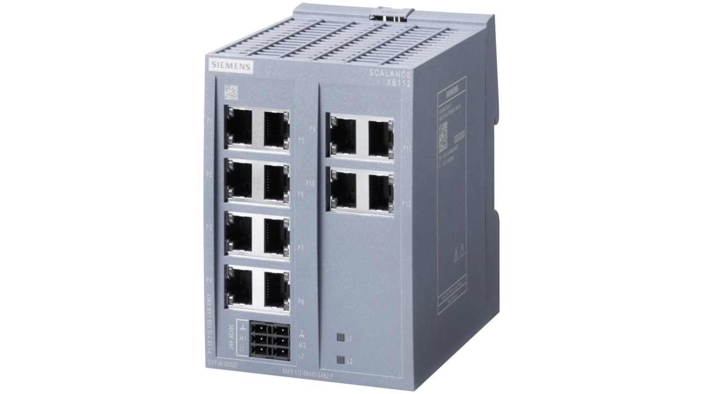 Siemens 6GK5112-0BA00-2AB2 産業用イーサネットネットワーク用