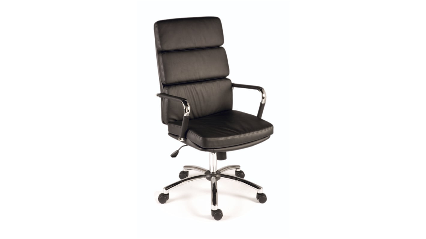 RS PRO Black, Red, White, Brown Faux Leather Executive Chair