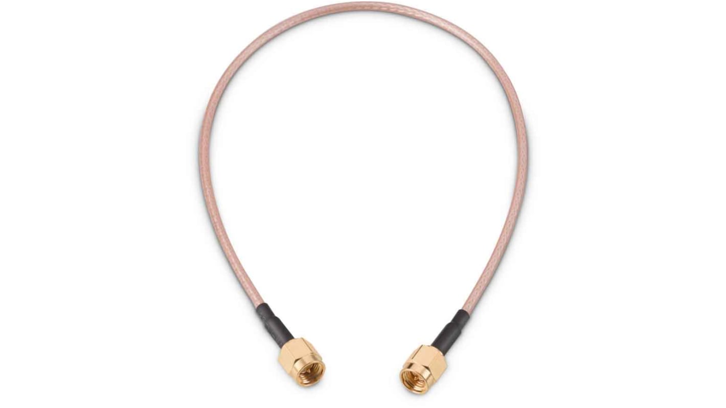 Wurth Elektronik Male SMA to Male SMA Coaxial Cable, 304.8mm, RG316 Coaxial, Terminated