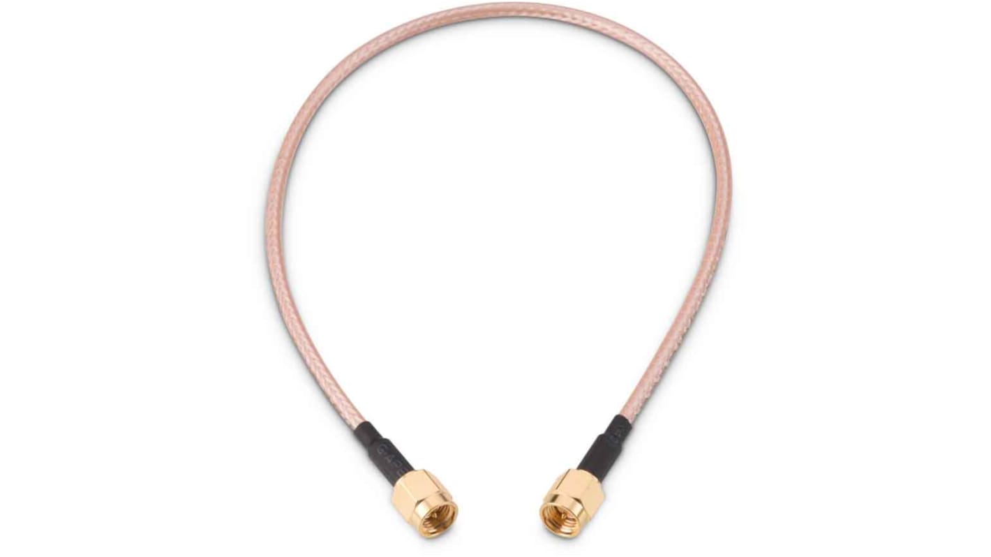 Wurth Elektronik Male SMA to Male SMA Coaxial Cable, 304.8mm, RG316 Coaxial, Terminated