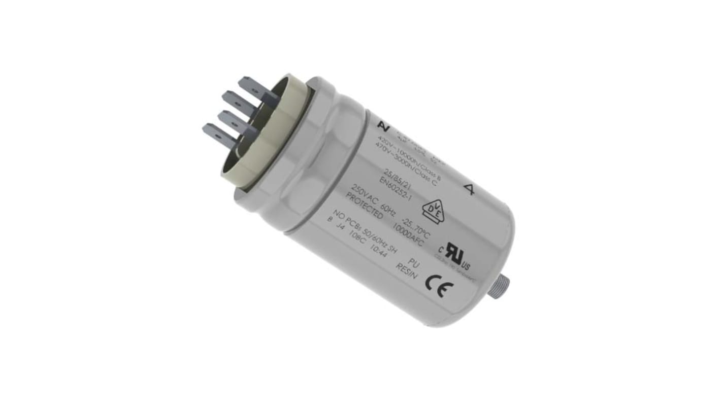 KEMET C87 Folienkondensator 16μF ±5% / 470V ac, THT Raster 13.4mm