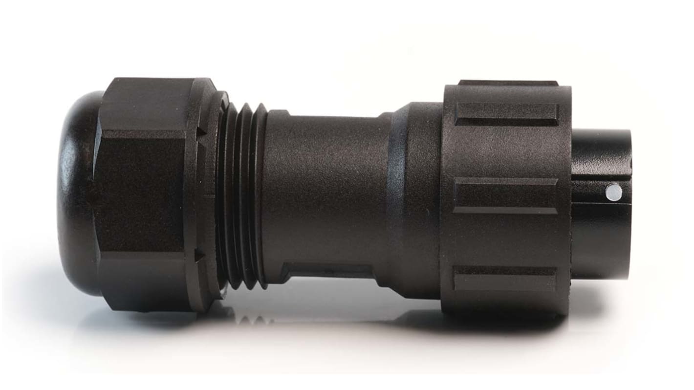 Conector circular RS PRO macho de 4 vías macho, montaje aéreo, IP68